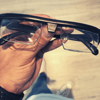 SmartFocus Glasses user Lisa S. 