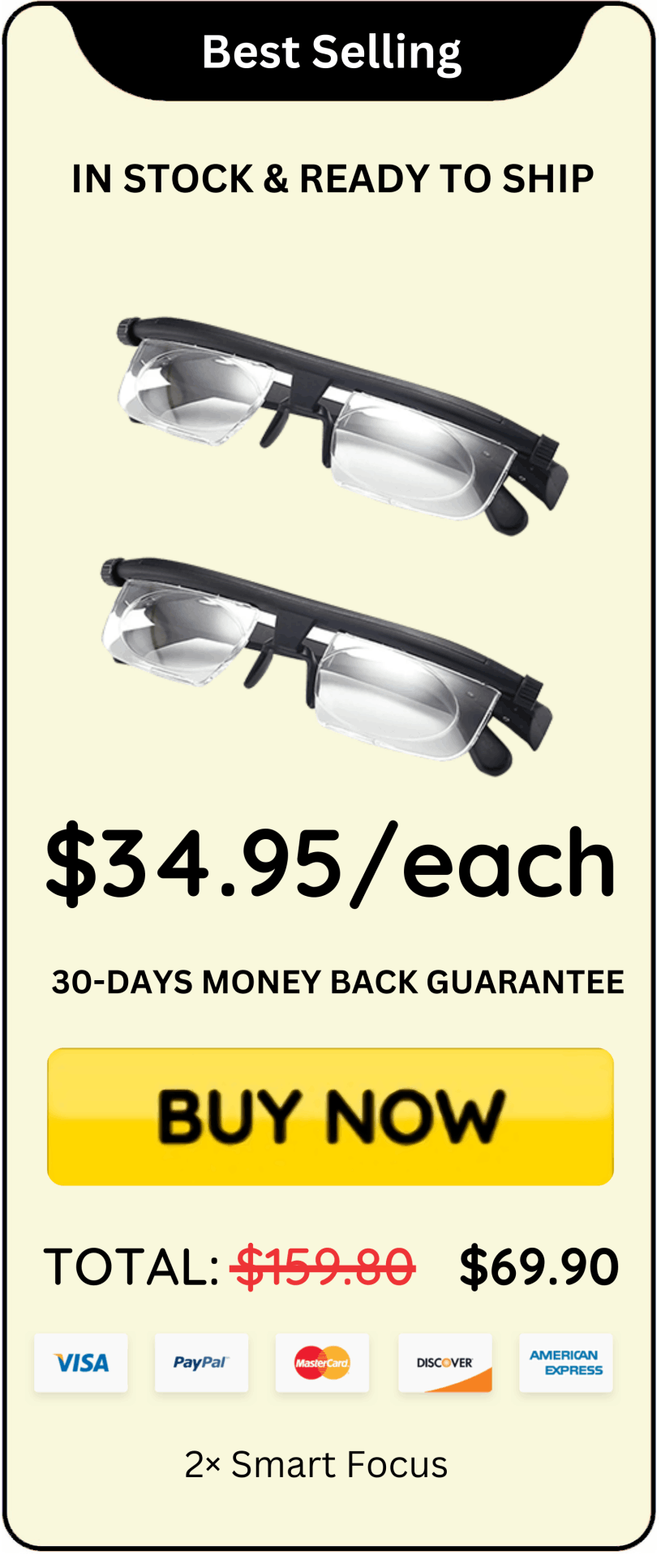SmartFocus Glasses offer price